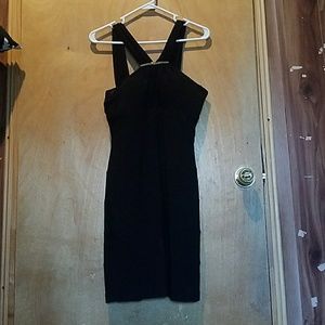 A black party dress